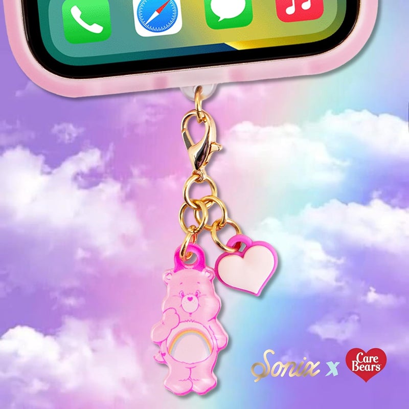 Sonix Dust Plugs - USB C + Lightning Compatible - Care Bears Character Charging Port Charms (3 Pack) - Funshine, Cheer, Grumpy Bear - Image 2
